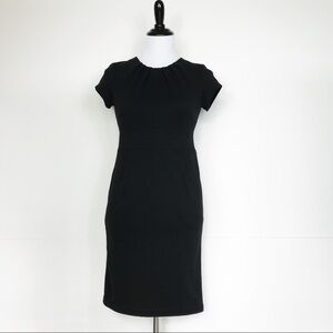 MERONA Short Sleeve Black Sheath Dress XS